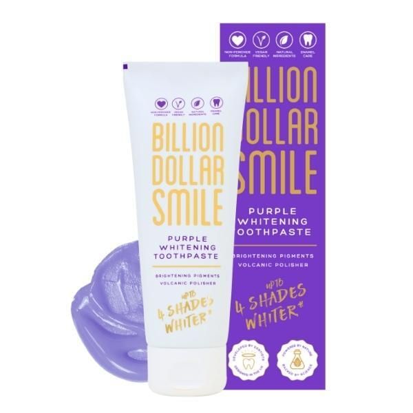 Billion Dollar Smile Purple Tooth Polish 75ml - McGrocer