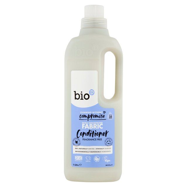 Bio-D Fragrance Free Fabric Conditioner 1L - McGrocer