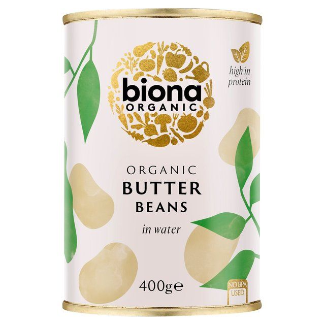 Biona Organic Butter Beans in Water 400g - McGrocer