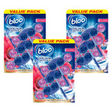 Bloo Colour Active Toilet Rim Blocks, 3 x 3 Pack - McGrocer