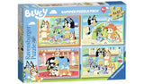 Bluey and Friends 4 X 42 Piece Jigsaw Puzzle - McGrocer