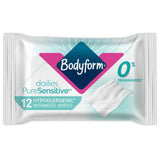 Bodyform PureSensitive Feminine Intimate Hygiene Wipes 12 per pack - McGrocer