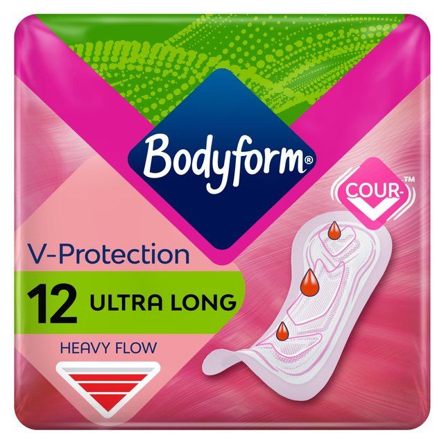 Bodyform Ultra Long Sanitary Towels 12 per pack - McGrocer