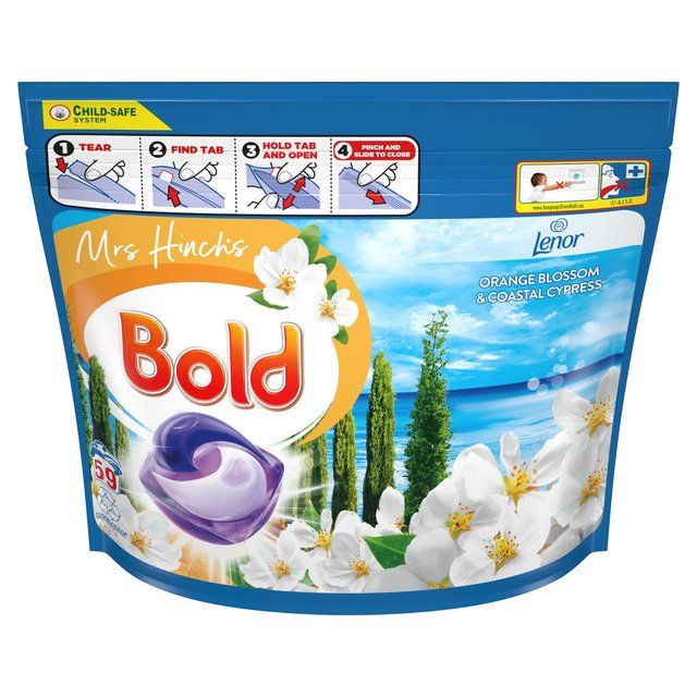 Bold 2 In 1 Orange Blossom Pods Washing Capsules 59 Washes Mrs Hinch 59 per pack - McGrocer