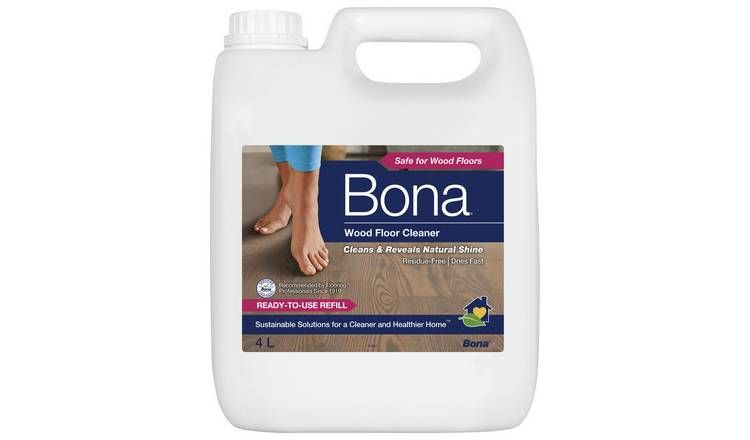 Bona 4L Wood Floor Cleaning Solution Refill - McGrocer