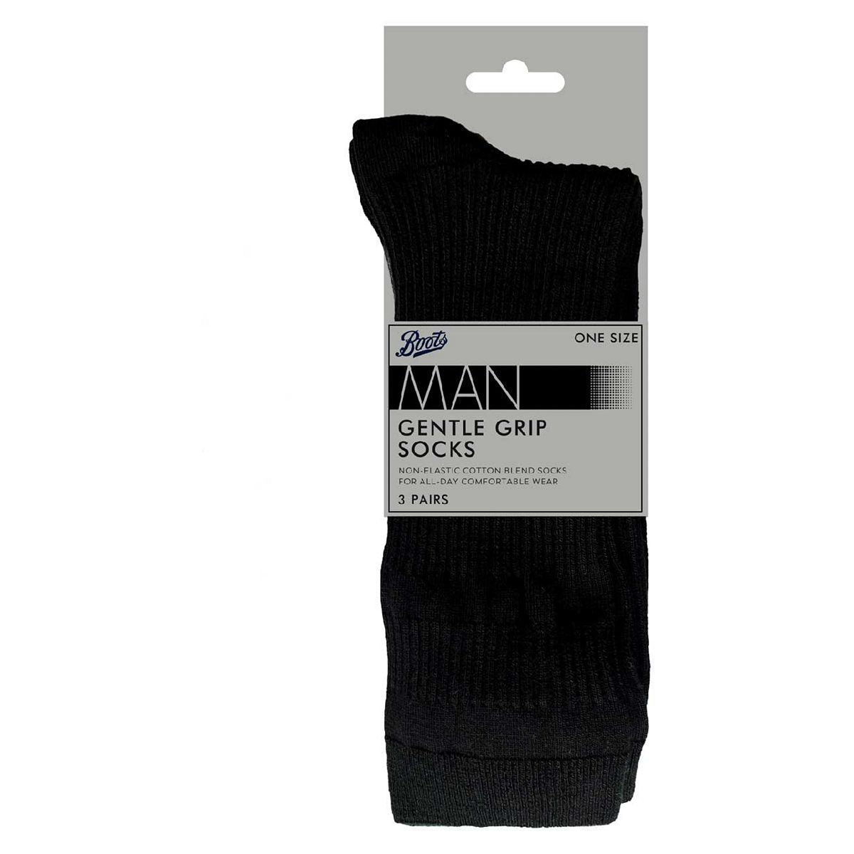 Boots Mens Cotton Gentle Grip Top Socks - McGrocer