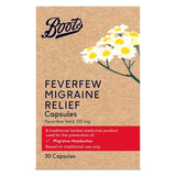 Boots Pharmaceuticals Migraine Relief Feverfew Capsules - 30 Capsules - McGrocer