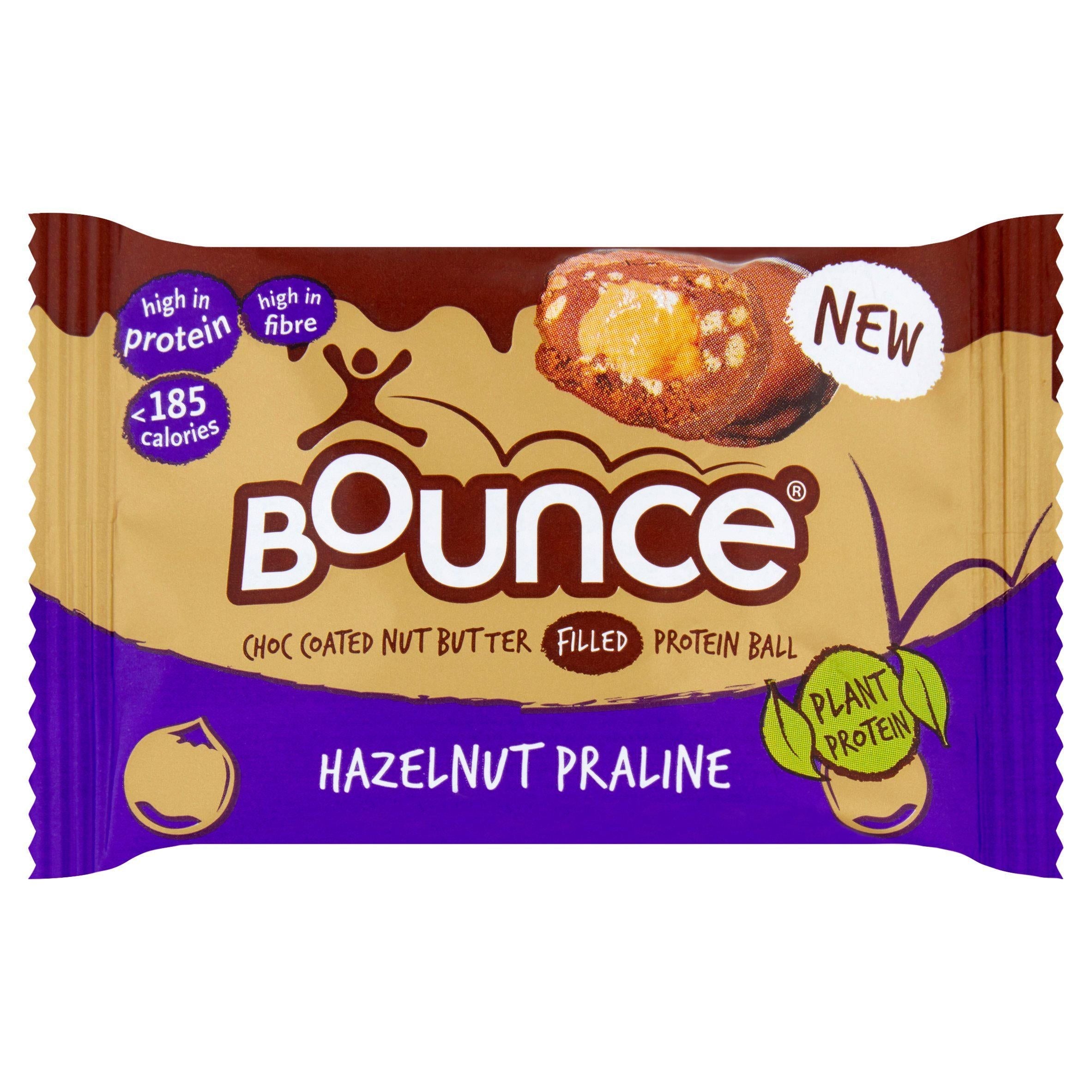 Bounce Hazelnut Praline Protein Ball 40g - McGrocer
