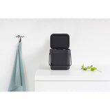 Brabantia 3 Litre Grey Sort & Go Waste Bin
