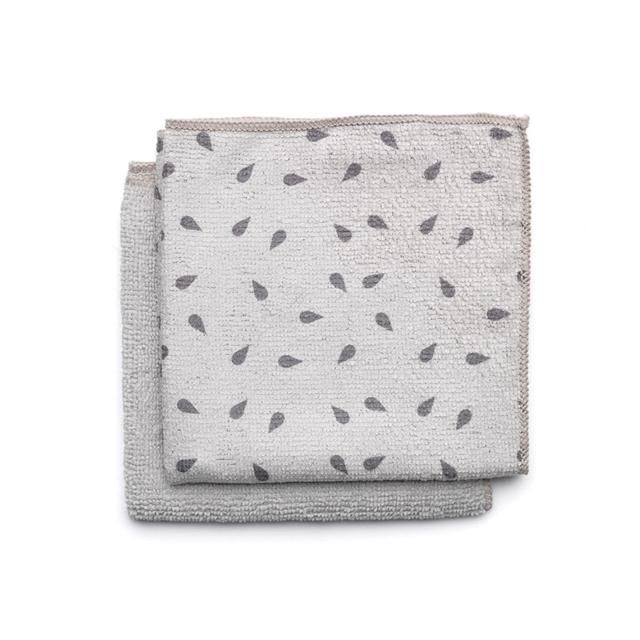 Brabantia Microfibre Light Grey Dish Cloths 2 per pack