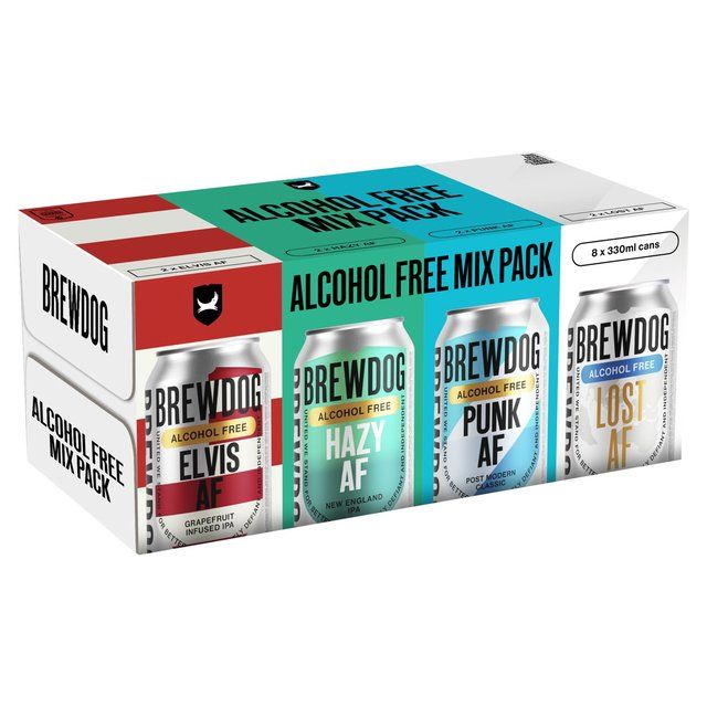 BrewDog Mixed Alcohol Free Cans 8 x 330ml