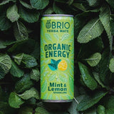 BRIO Organic Energy Drink Mint & Lemon 250ml