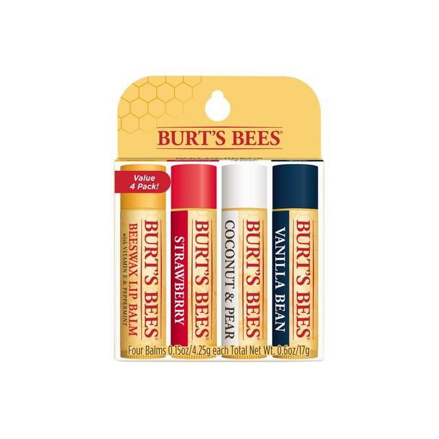 Burt's Bees Best of Burt's Lip Balm 4 x 4.25g