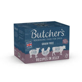 Butcher's Recipes in Jelly Dog Food Tins 24 x 400g