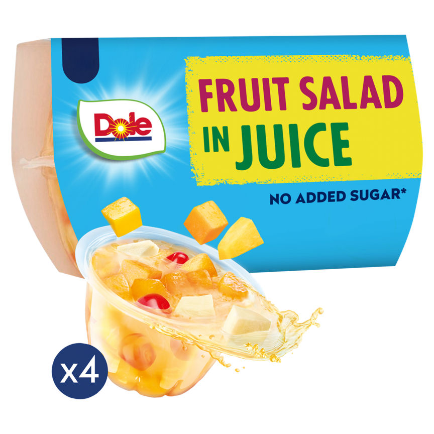 Dole Fruit Salad 4 Pack Fruit Snack - McGrocer