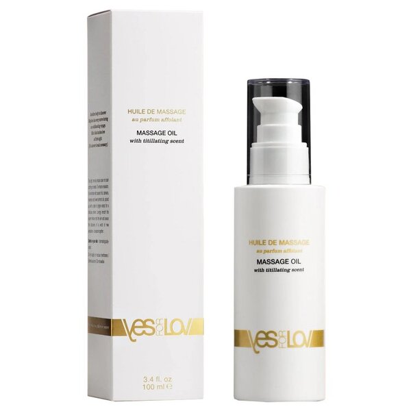 YESforLOV Sensual Massage Oil with Titillating Scent 100ml GOODS Superdrug