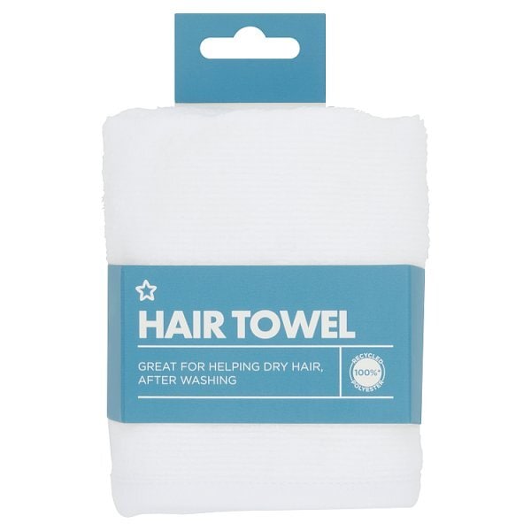 Superdrug Hair Towel GOODS Superdrug