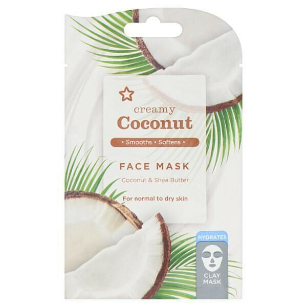 Superdrug Skin Rescue Coconut Creamy Delight Face Mask 15ml GOODS Superdrug