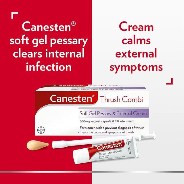 Canesten Thrush Soft Gel Pessary & Cream Combi 50g