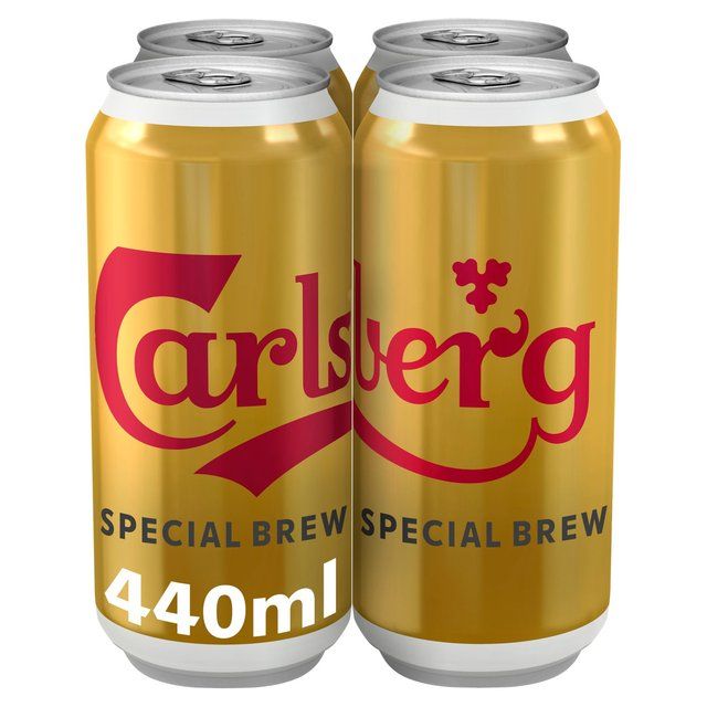 Carlsberg Special Brew Lager Beer Cans 4 x 440ml
