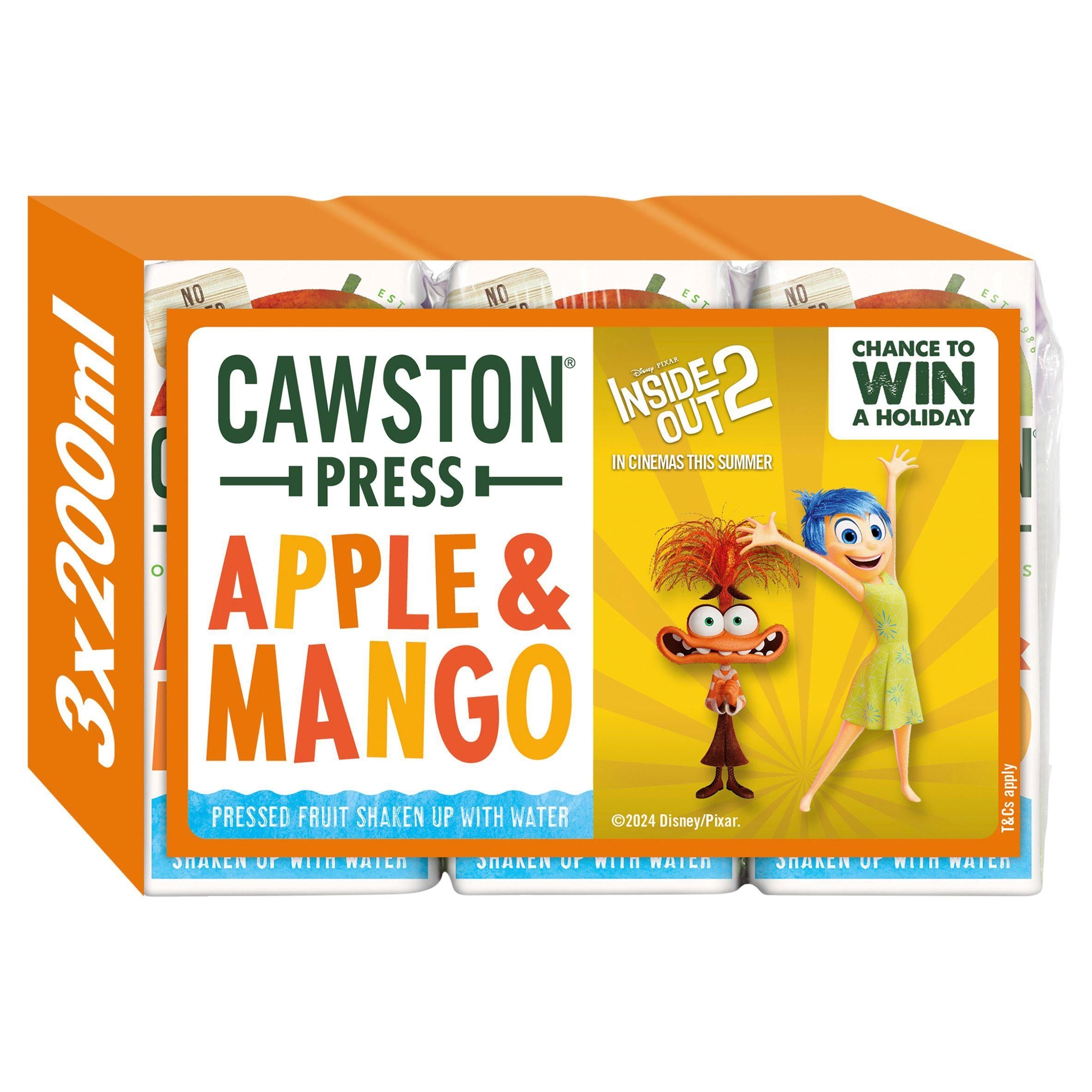 Cawston Press Apple & Mango Juice 3x200ml