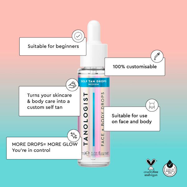 Tanologist Self Tan Drops Light GOODS Superdrug