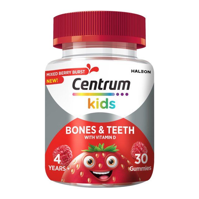 Centrum Kids Bones & Teeth Gummies Mixed Berry Food Supplement 30 per pack