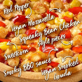 Chicago Town 2 Deep Dish Vegan BBQ Chicken Mini Pizzas 2 x 155g