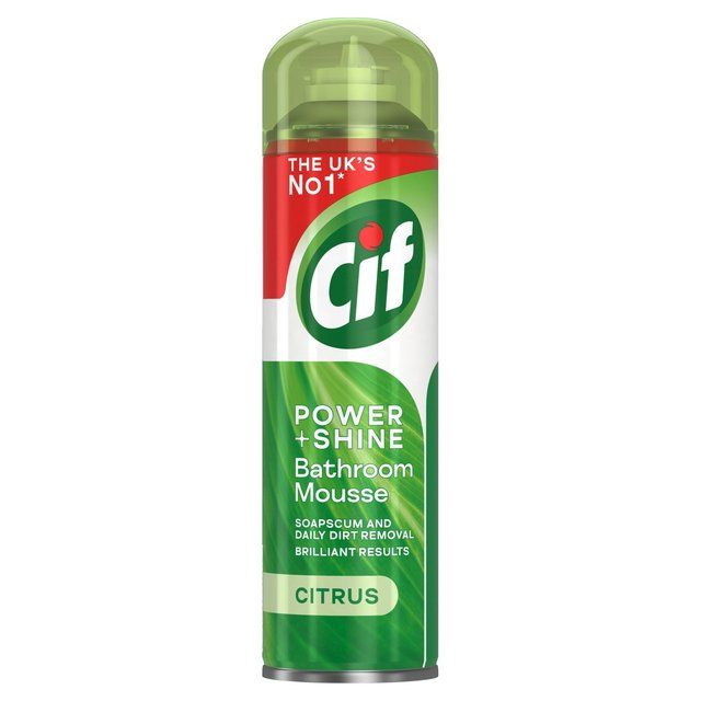 Cif Power & Shine Mousse Bathroom Cleaner Citrus 500ml