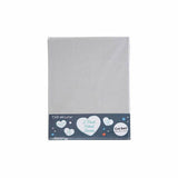 Clair De Lune Fitted Sheet Twin Pack Cot Grey