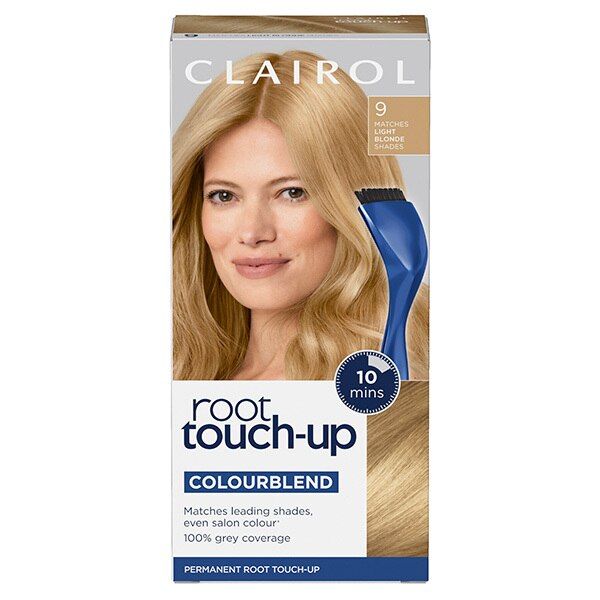 Clairol Root Touch-Up Hair Dye 2 Black 9 Light Blonde