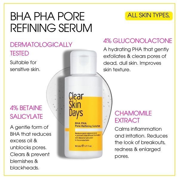 Clear Skin Days BHA PHA Pore and Blackhead Solution 50ml