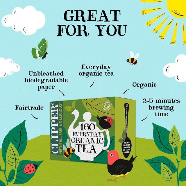 Clipper Organic Everyday 160 Tea bags 160 per pack