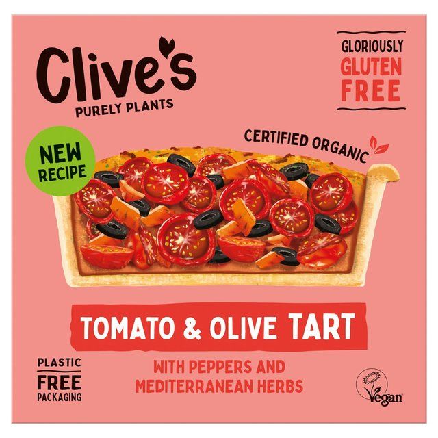 Clive's Organic Tomato & Olive Gluten Free Tart 150g
