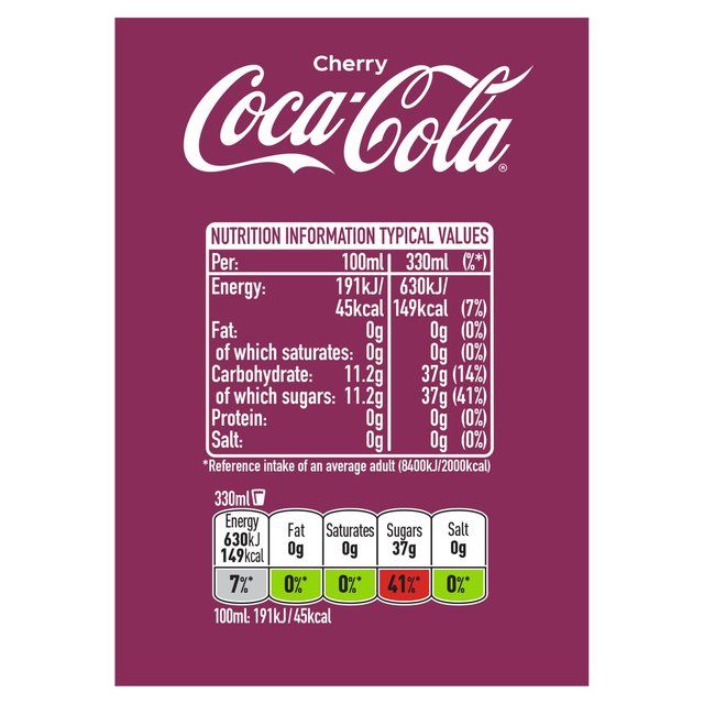 Coca-Cola Classic Cherry 8 x 330ml