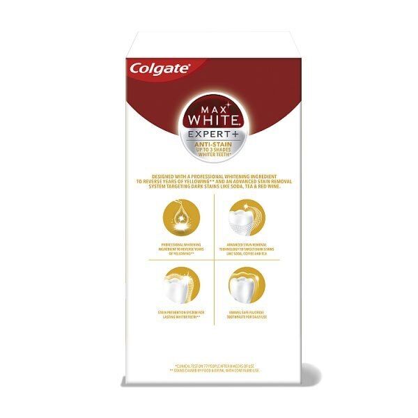 Colgate Max White Expert Anti-Stain Toothpaste 75ml