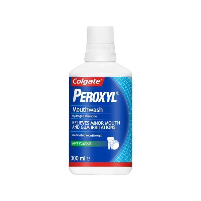 Colgate Peroxyl Medicated Mouthwash Alcohol Free 300ml 300ml