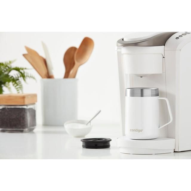 Contigo Streeterville Salt White Stainless Steel Desk Mug 420ml