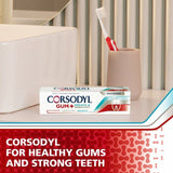 Corsodyl Gum+ Breath & Sensitivity Toothpaste Whitening 75ml