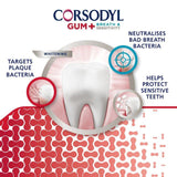 Corsodyl Gum+ Breath & Sensitivity Toothpaste Whitening 75ml