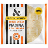 Crosta & Mollica Mini Piadina Flatbreads Durum Wheat 100g