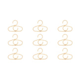CuddleCo Aria Set of 9 Hangers - Rattan
