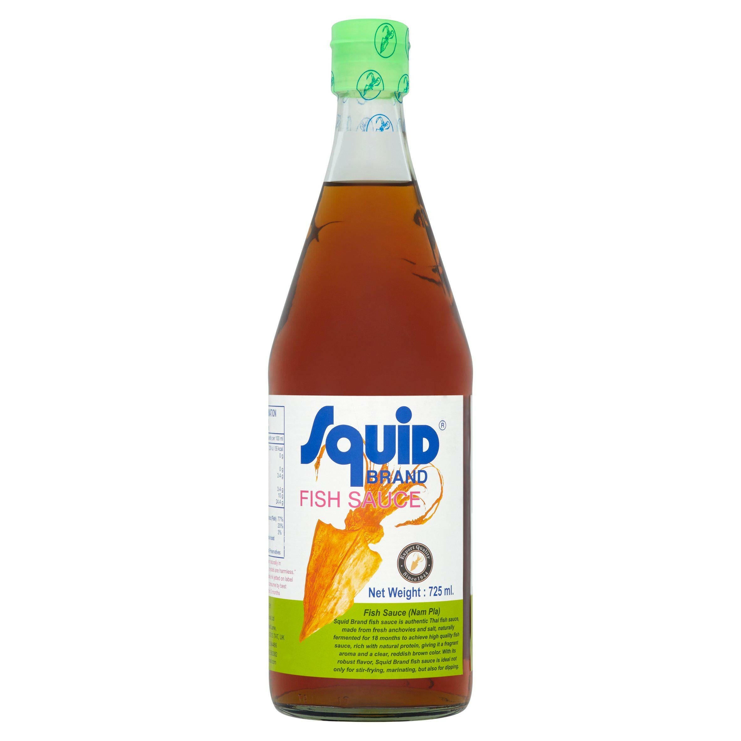 Squid Brand Fish Sauce 725ml Bigger packs Sainsburys