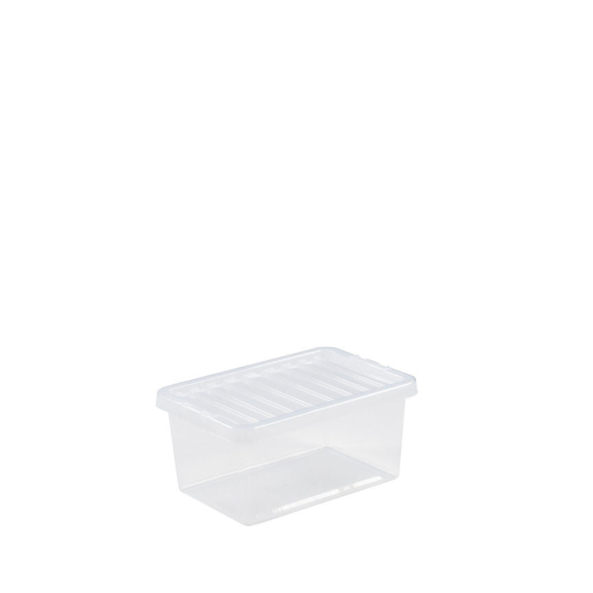 Wham Crystal 11 Litre Box & Lid Clear GOODS ASDA