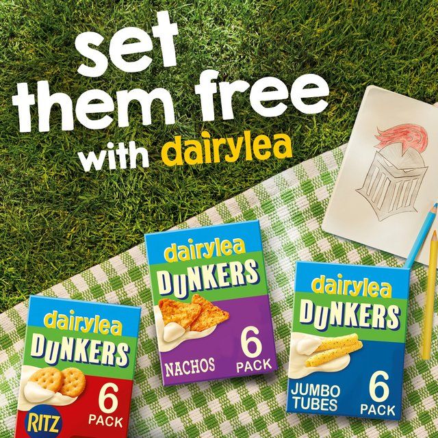Dairylea Dunkers Jumbo Tubes Cheese Snacks 6 x 41g