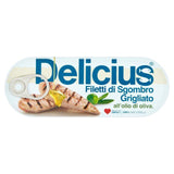 Delicius Grilled Mackerel Fillets in Olive Oil 110g