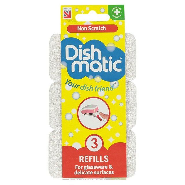 Dishmatic Non Scratch Refills 3 per pack