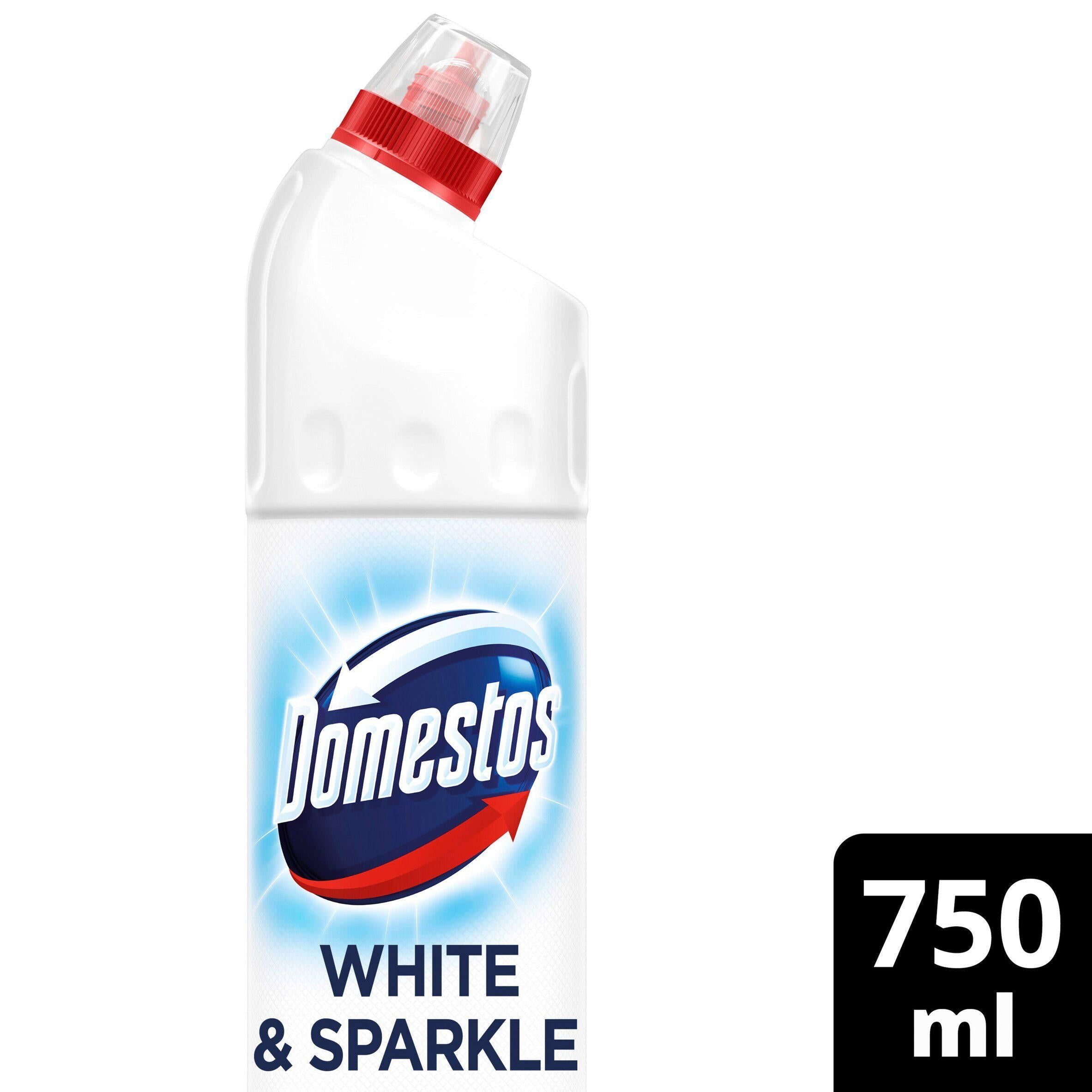 Domestos White & Sparkle Thick Bleach 750ml
