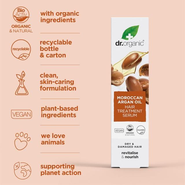 Dr Organic Moroccan Argan Oil Treatment Serum 100ml