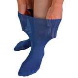 Dr.Socks Extra Wide Bamboo Oedema Socks 9-11 UK Navy